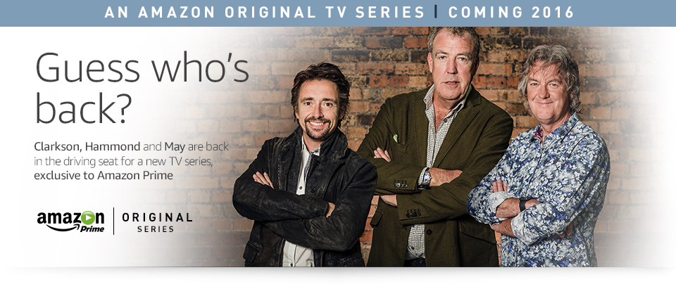 Jeremy Clarkson, Richard Hammond i James May stworzą program dla Amazona