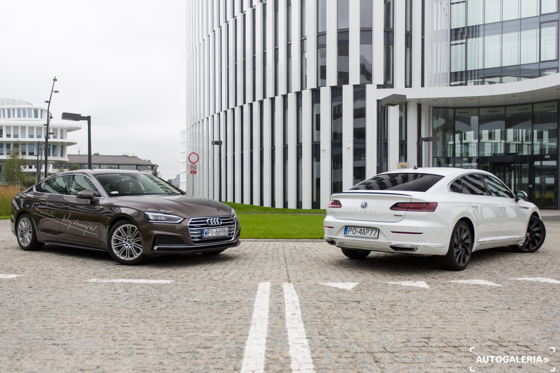 Audi A5 Sportback vs. Volkswagen Arteon PORÓWNANIE