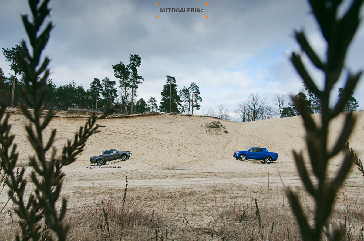 Mercedes X350d vs Volkswagen Amarok V6 TDI | fot. Dominik Kopyciński