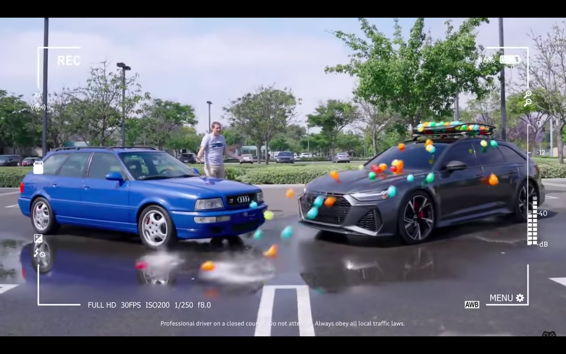 Audi reklama balony