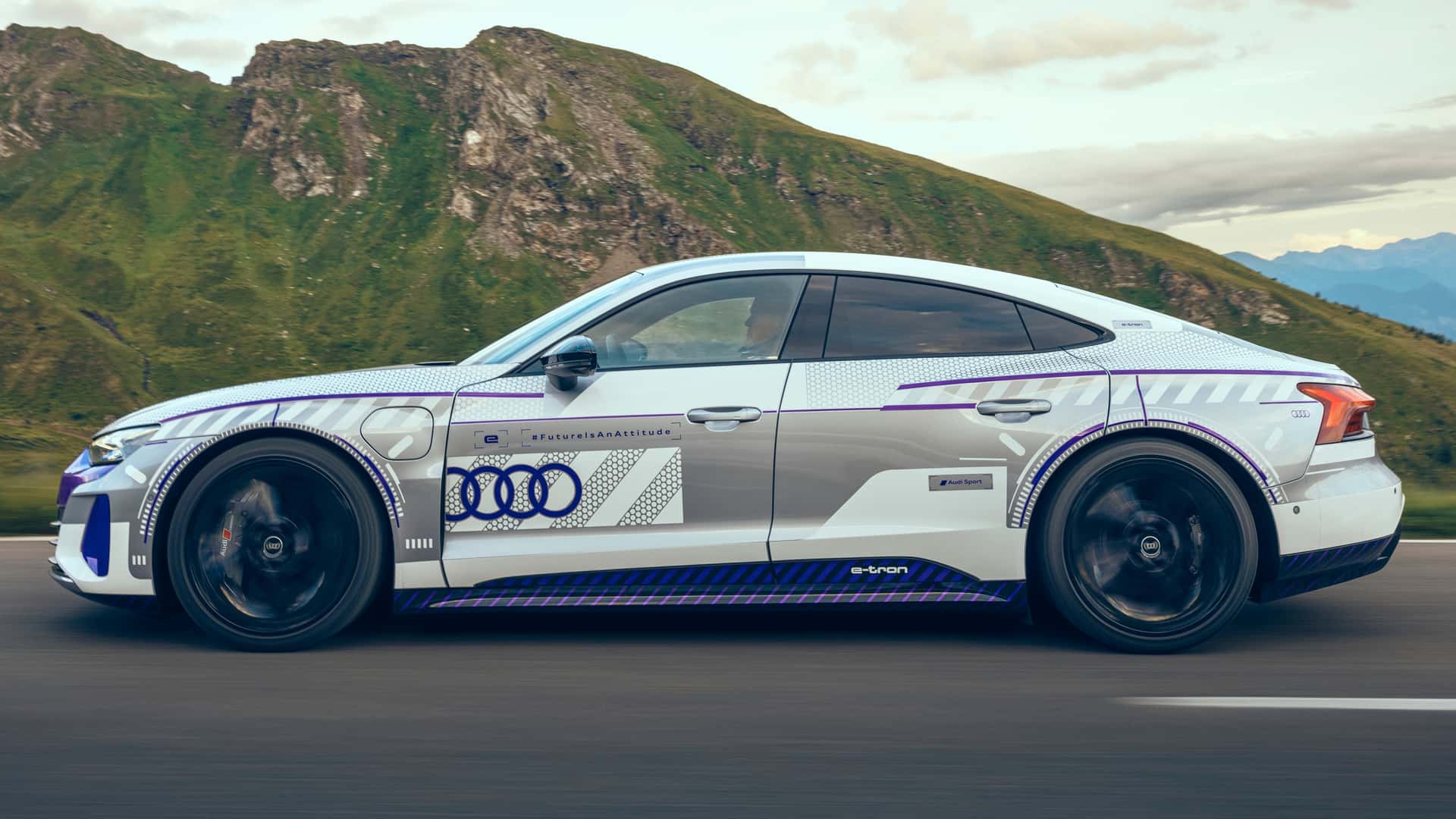 Audi E-Tron GT Ice Race 2023