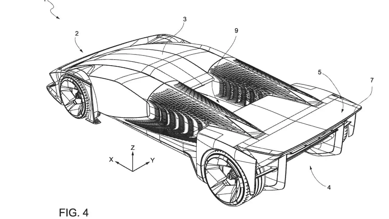 Ferrari światła aerodynamika